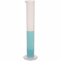 Bel-Art Bel-Art Single Scale Graduated Cylinder 284580000, 1000ml Capacity, 10ml Graduation, Clear, 1/PK 284580000